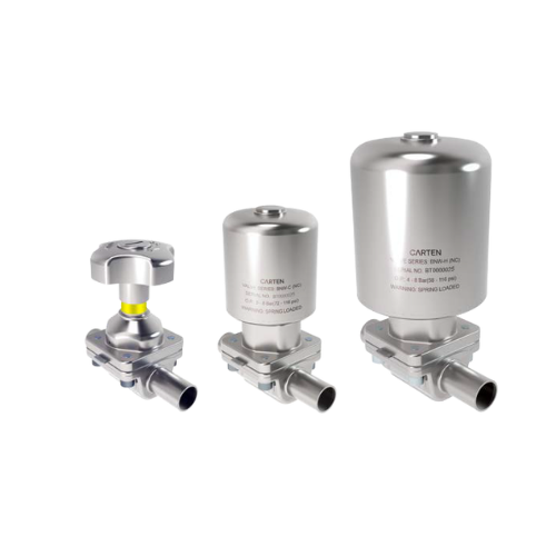 BNW sanitary diaphragm valves