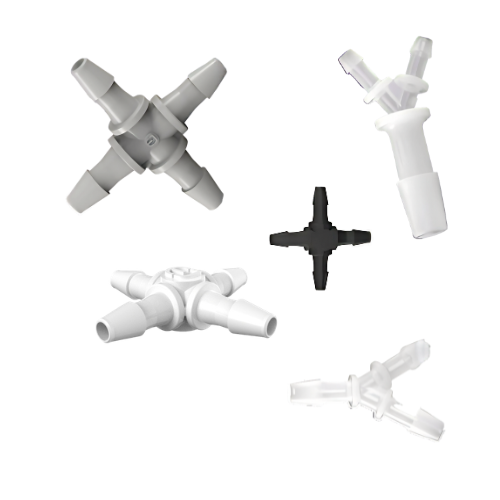 Cross and Y fittings